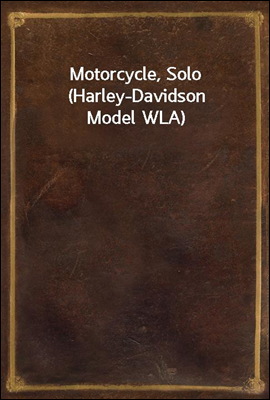 Motorcycle, Solo (Harley-Davidson Model WLA)